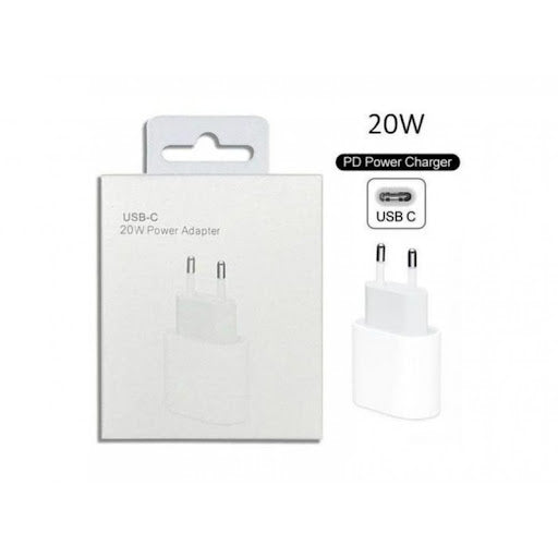 Carregador de 20W para iPhone.