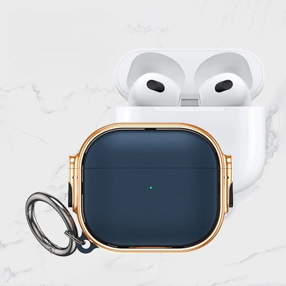 Funda AirPods con Clip y Placa Intercambiable