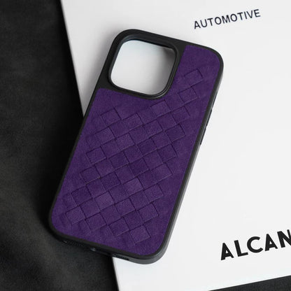 Funda iPhone Alcantara Italiano Trenza