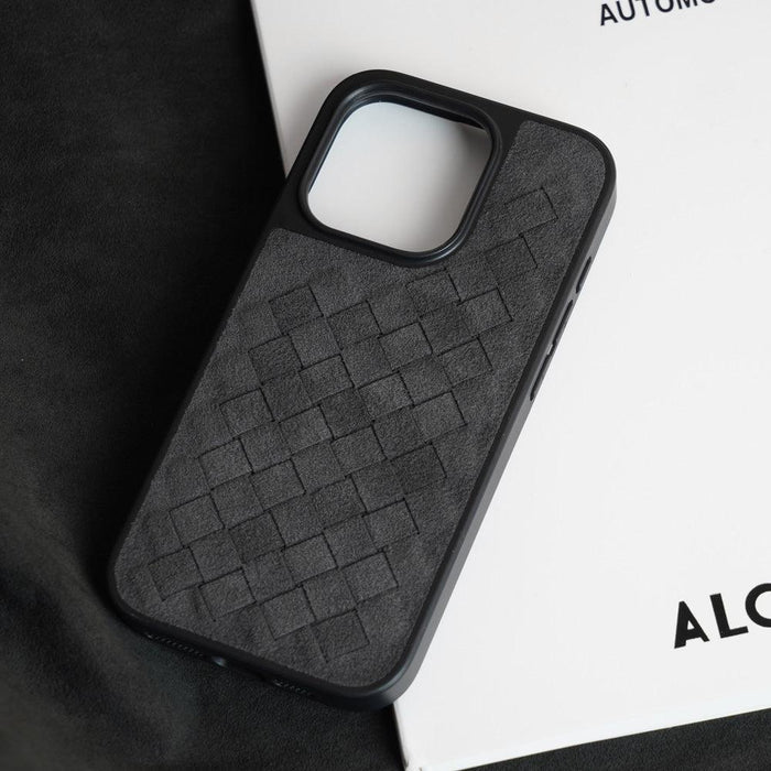 Funda iPhone Alcantara Italiano Trenza