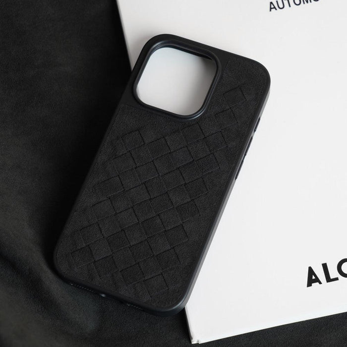 Funda iPhone Alcantara Italiano Trenza