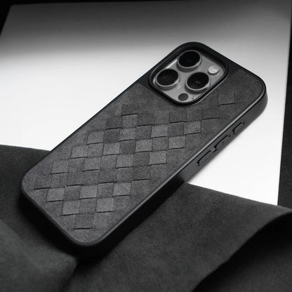 Funda iPhone Alcantara Italiano Trenza