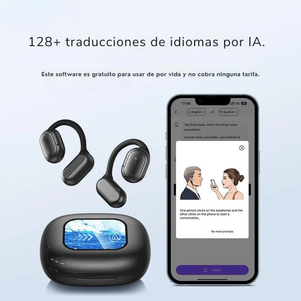 MINISO M95 auriculares inalámbricos inteligentes traducción Con IA