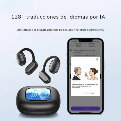 MINISO M95 auriculares inalámbricos inteligentes traducción Con IA