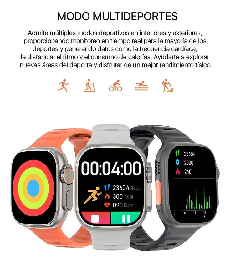 Smartwatch + 7 Correas