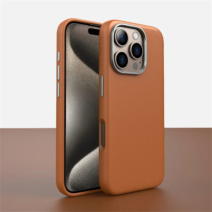 Funda iPhone Cuero de Lujo