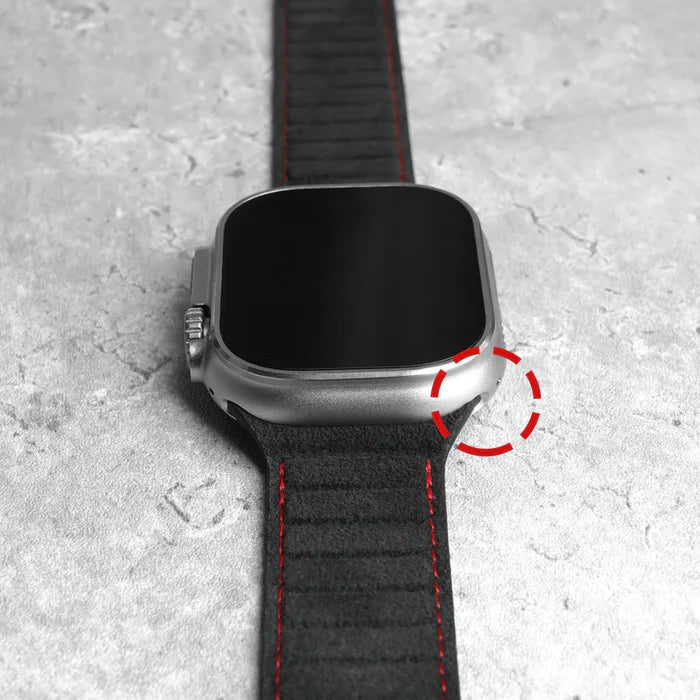 Pulsera Magnetica Apple Watch de Alcantara Italiano