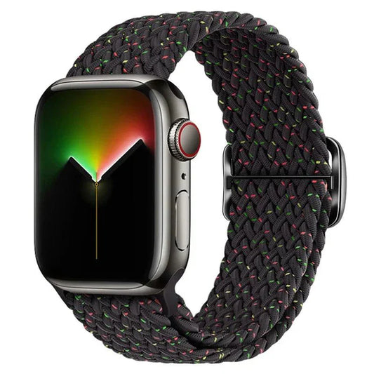 Pulsera Apple Watch de Nylon Multi-Negro